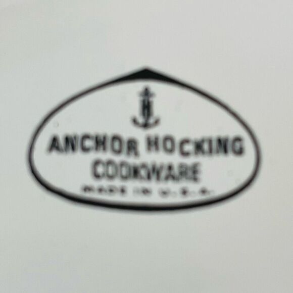 VTG Anchor Hocking Black Wheat Casserole Dish GUC - Picture 5 of 5